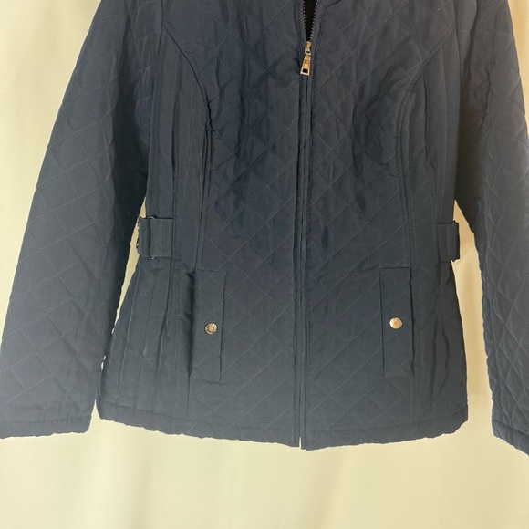 Laundry by Design Dark Blue Quilted Utility Jacket size: M - Picture 4 of 17